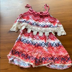 Adorable girls as 12 romper fits more like a 10